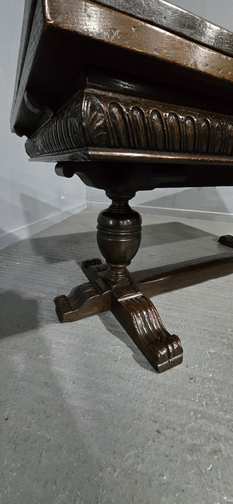 Huge Elizabethan Oak Refrectory Dining Table